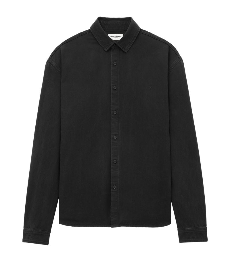 Saint Laurent Saint Laurent Cassandre Denim Shirt