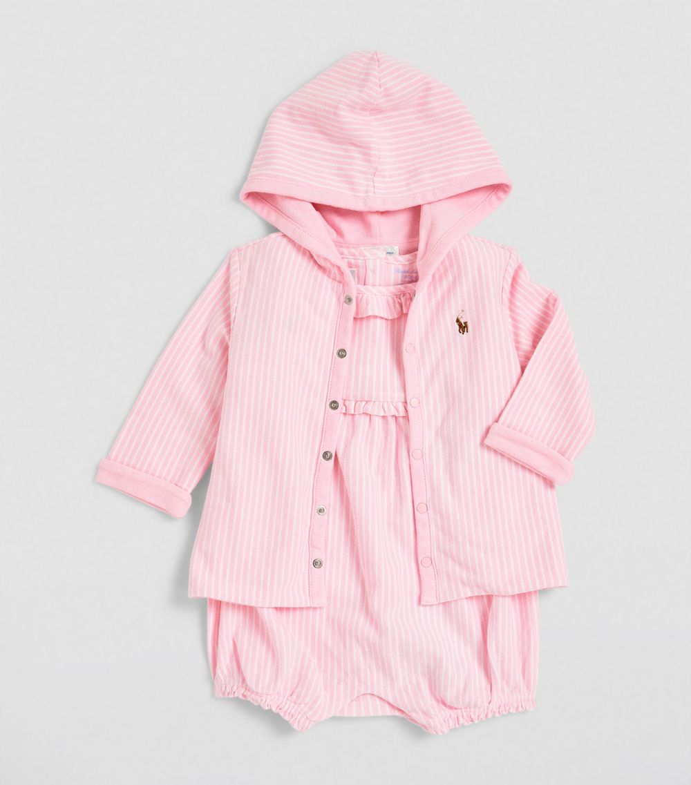 Ralph Lauren Kids Ralph Lauren Kids Striped Hooded Cardigan (3-24 Months)