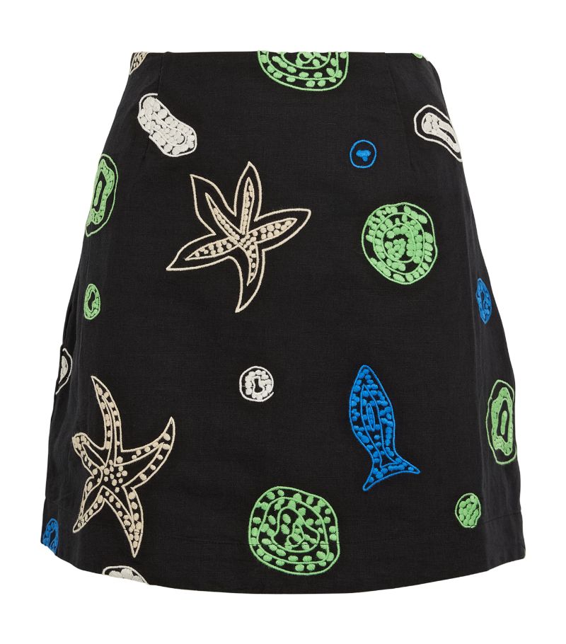 Rhode Rhode Embroidered Ronan Mini Skirt