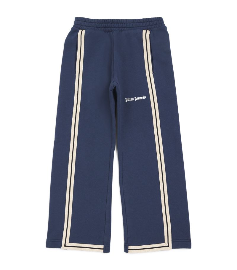 Palm Angels Kids Palm Angels Kids Cotton Striped Logo Sweatpants (4-12+ Years)