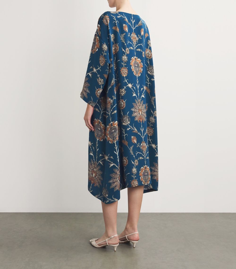 Eskandar Eskandar Silk Printed Midi Dress