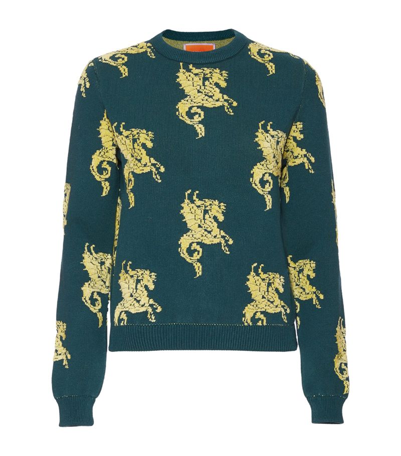 La Doublej La Doublej Jacquard Gryphos Sweater