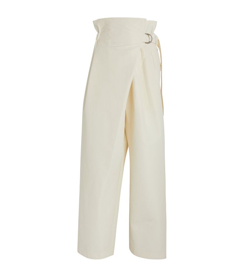 Issey Miyake Issey Miyake Wrapped Enfold Wide-Leg Trousers