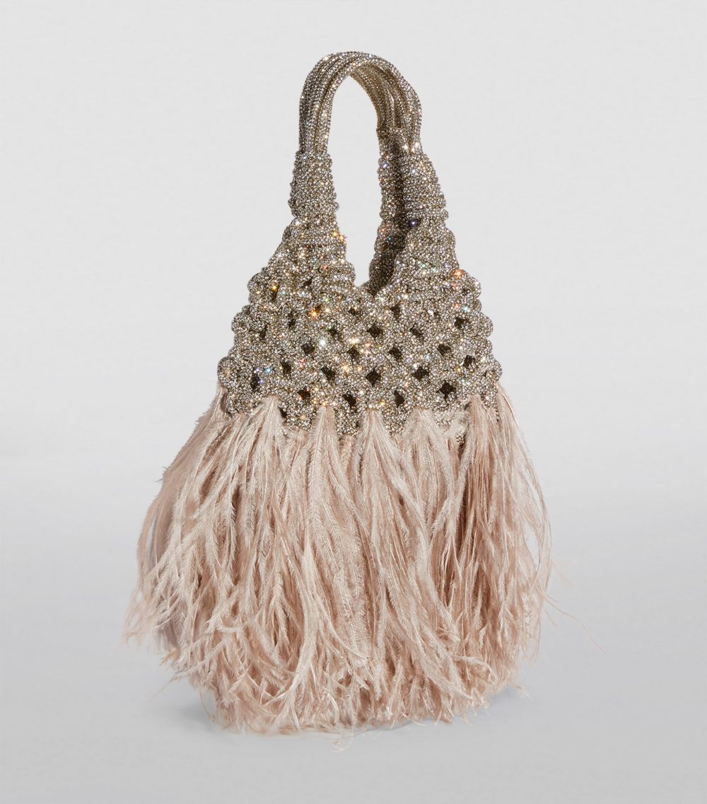  Hibourama Mini Vannifique Plumes Woven Bag