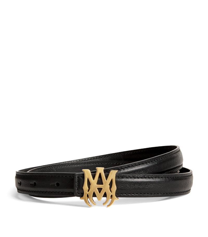 Amiri Amiri Leather Logo Belt