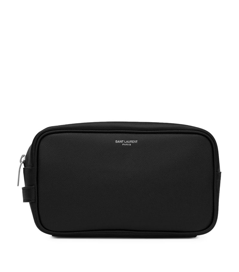 Saint Laurent Saint Laurent Leather Wash Bag