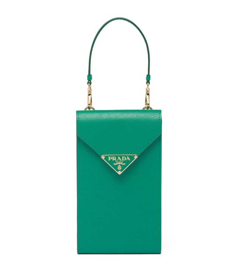 Prada Prada Mini Saffiano Leather Top-Handle Bag