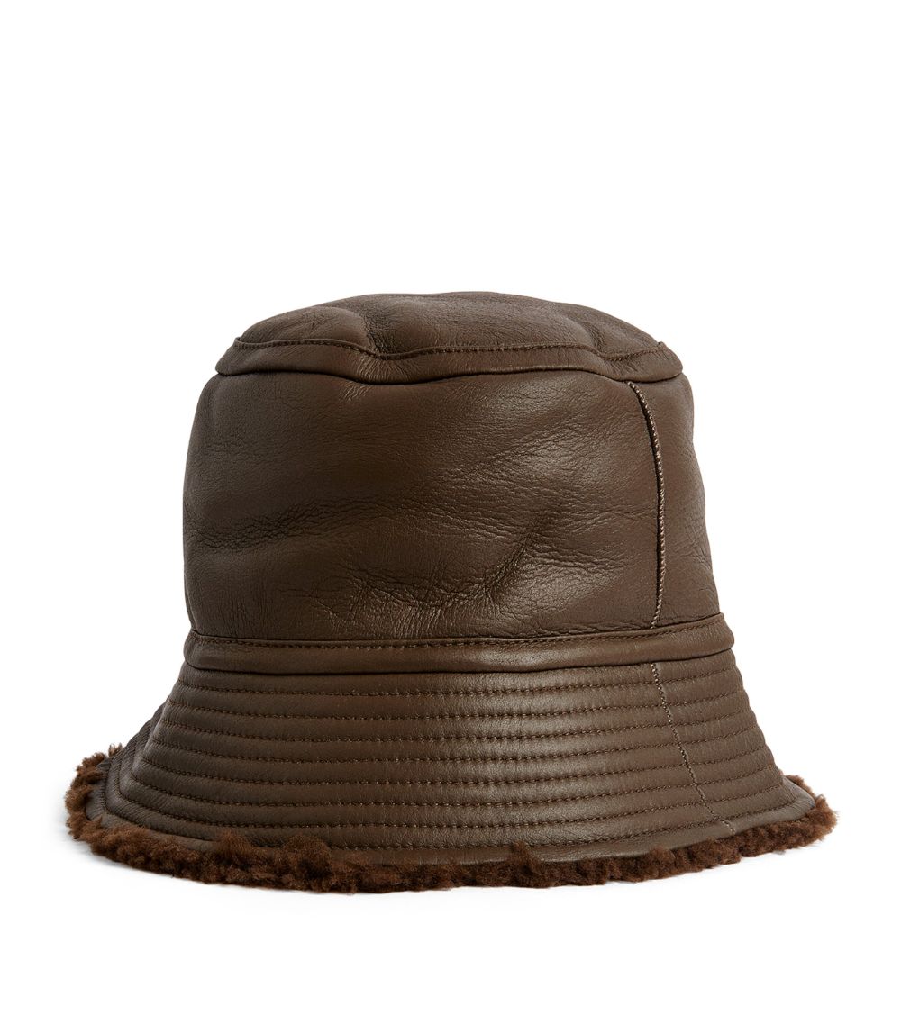 Yves Salomon Yves Salomon Merino-Lambskin Bucket Hat