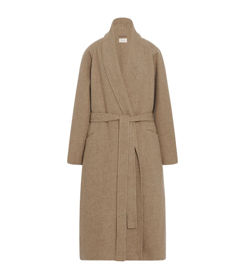 The Row The Row Laguna Cashmere Wrap Coat