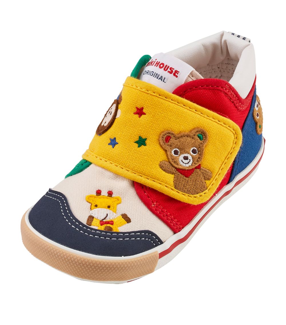 Miki House Miki House Embroidered Sneakers