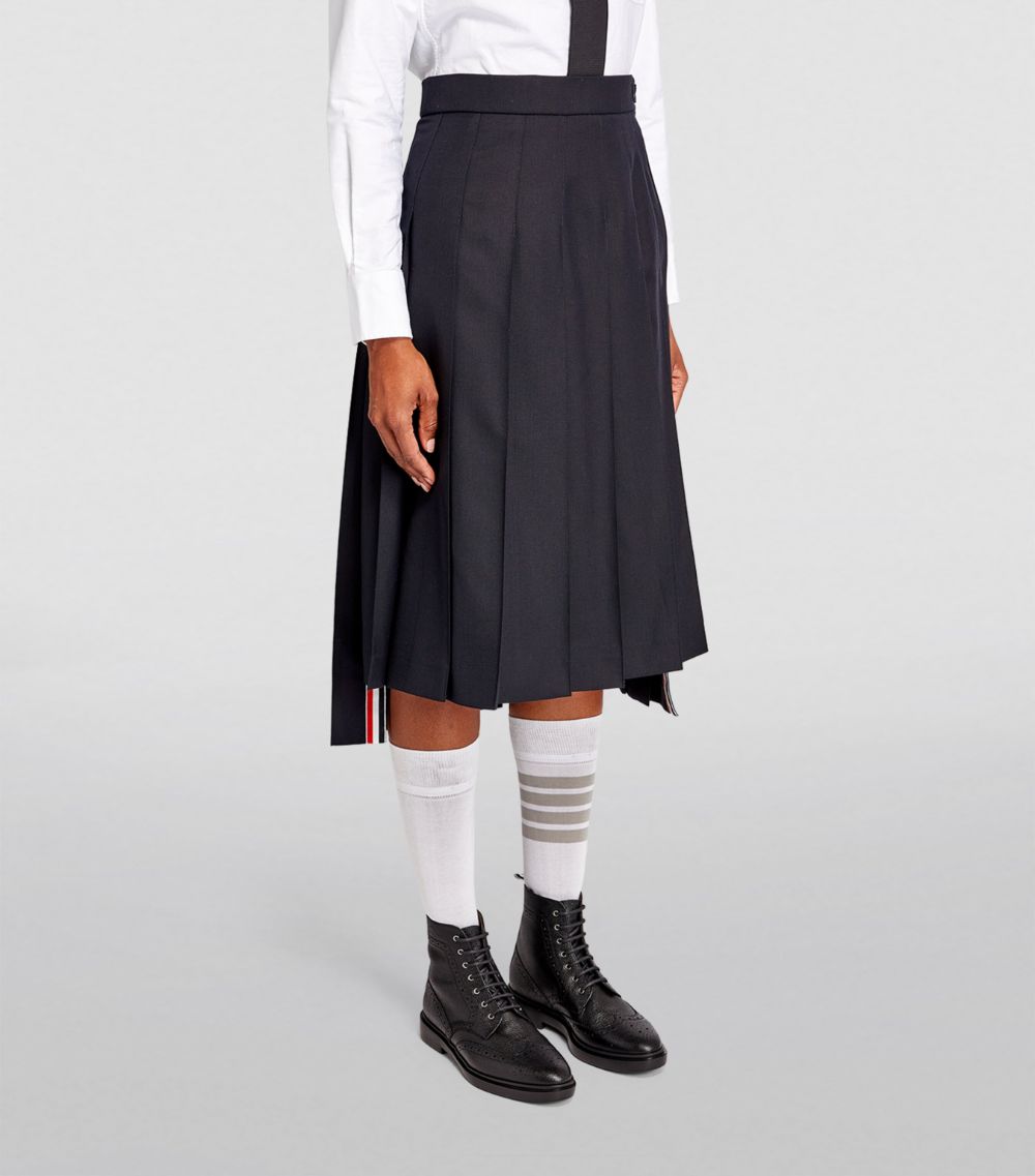 Thom Browne Thom Browne Pleated Midi Skirt