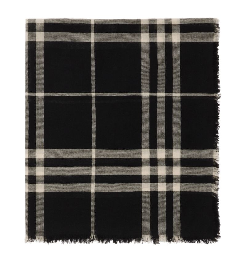 Burberry Burberry Wool Check Scarf