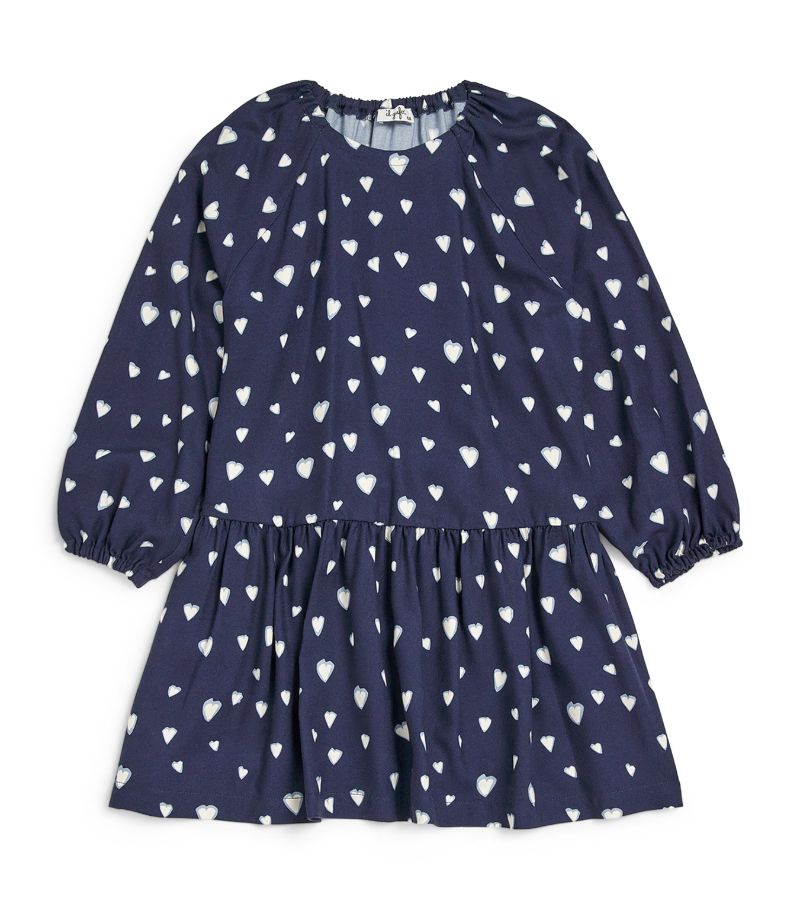 Il Gufo Il Gufo Heart Print Dress (3-12 Years)