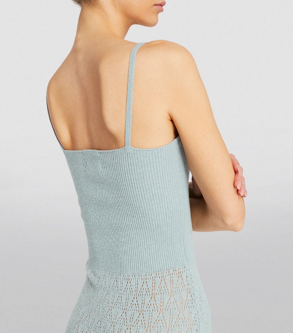 Barrie Barrie Cashmere-Lace Summer Dress