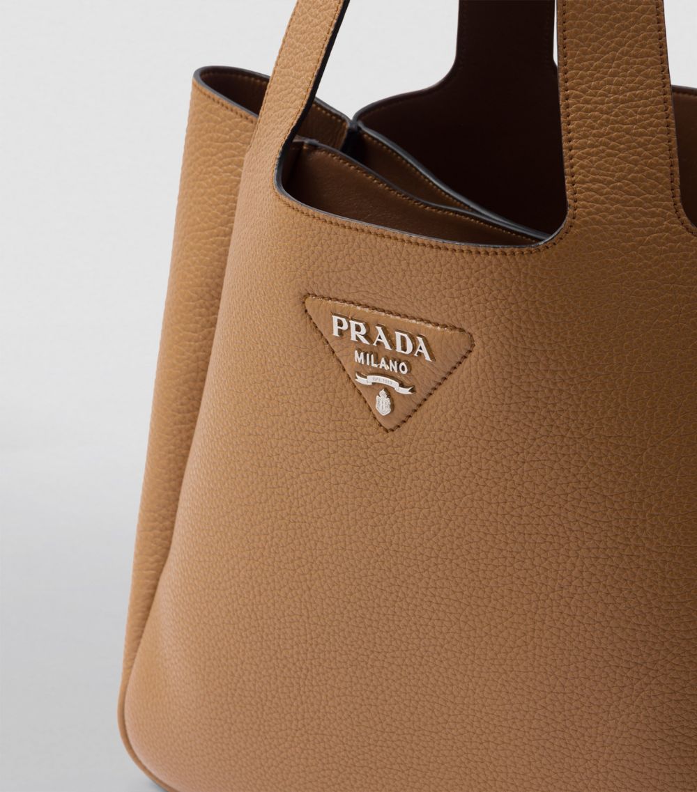 Prada Prada Leather Tote Bag