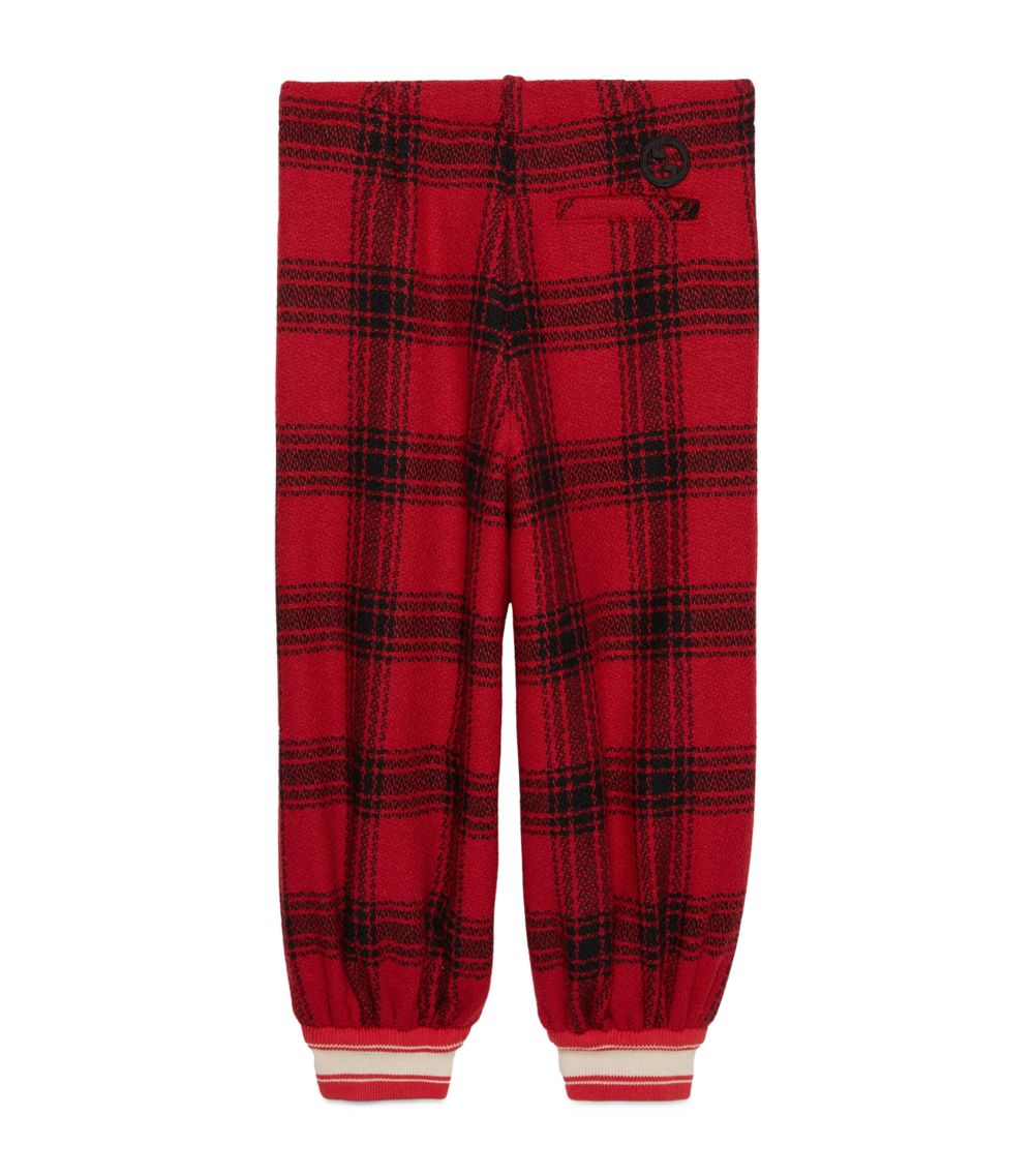 Gucci Gucci Kids Wool Check Trousers (4-12 Years)