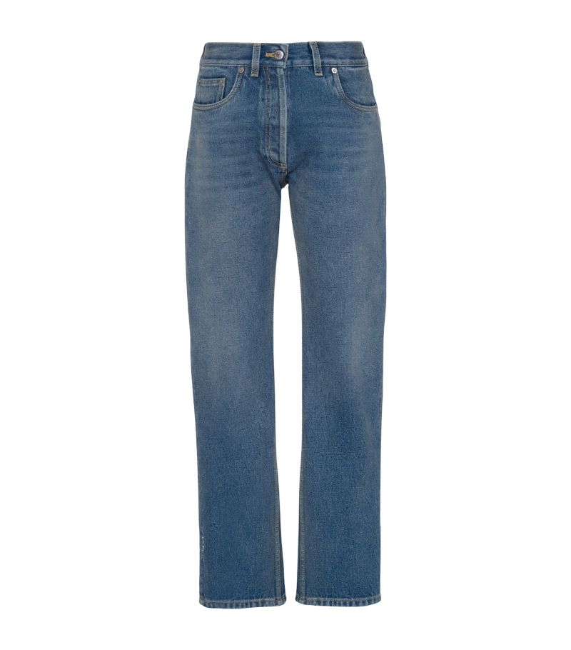 Prada Prada Triangle Straight Jeans