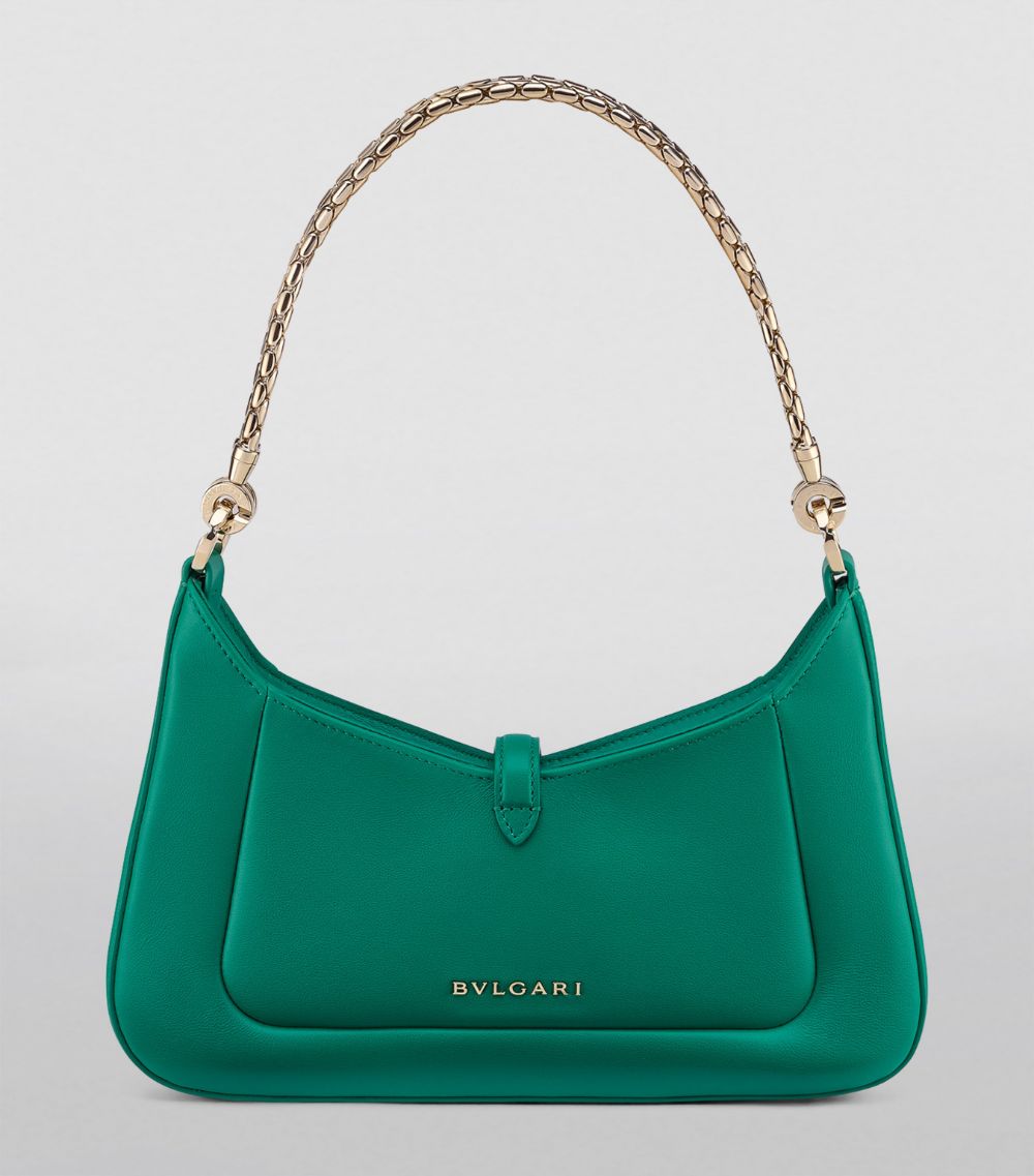 Bvlgari Bvlgari Leather Serpenti Baia Shoulder Bag