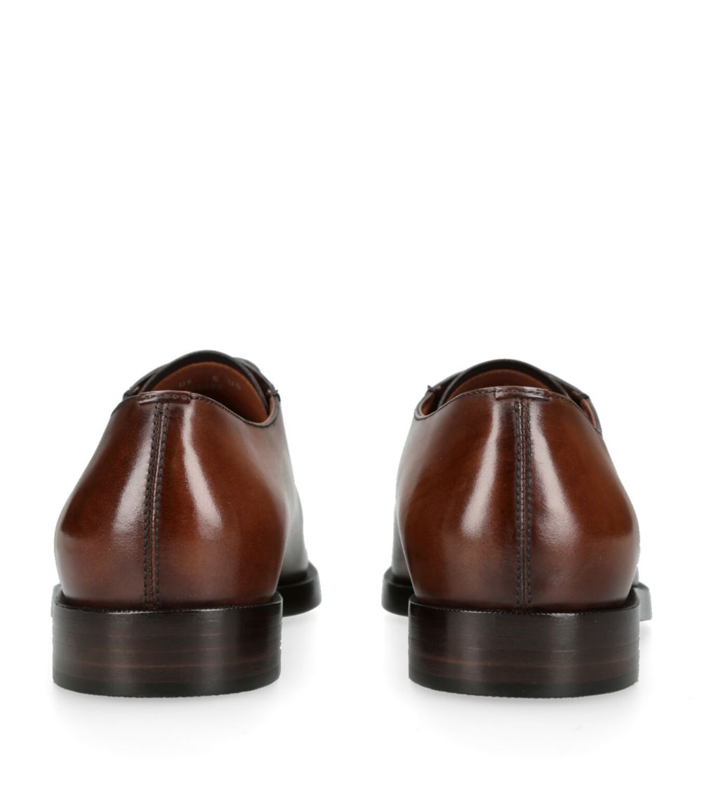 zegna Zegna Leather Torino Derby Shoes