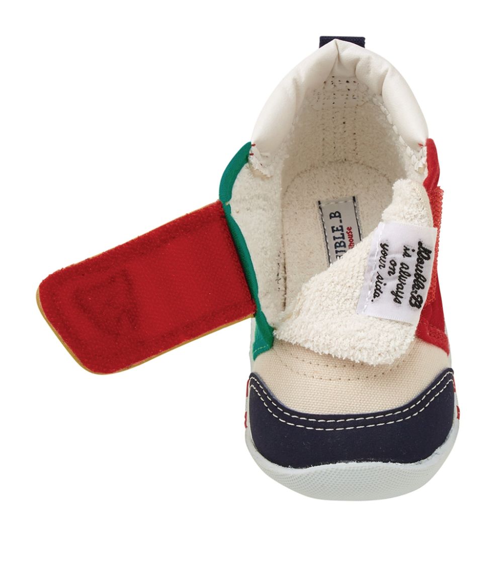 Miki House Miki House Colour-Block Velcro Shoes