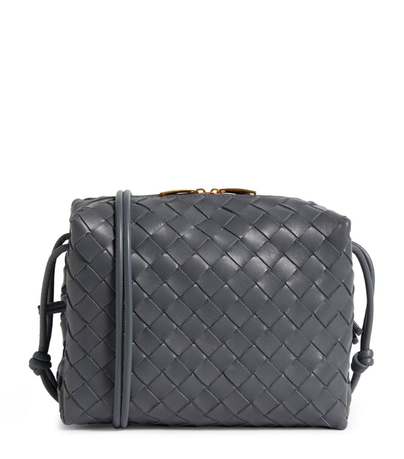 Bottega Veneta Bottega Veneta Leather Intrecciato Loop Cross-Body Bag