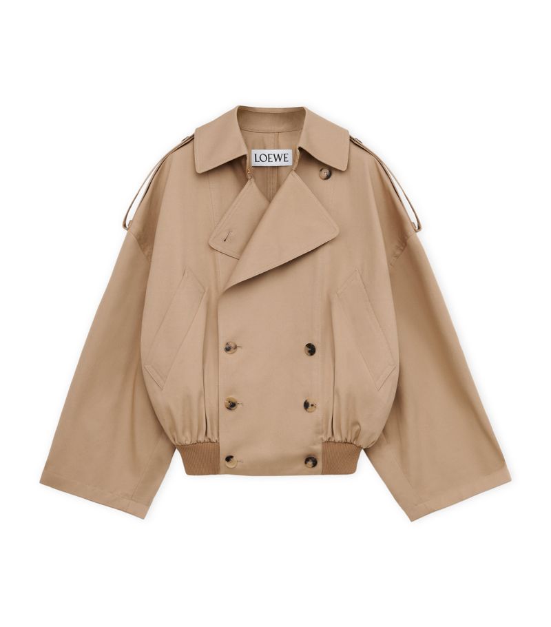 Loewe Loewe Cotton-Blend Trench Bomber Jacket