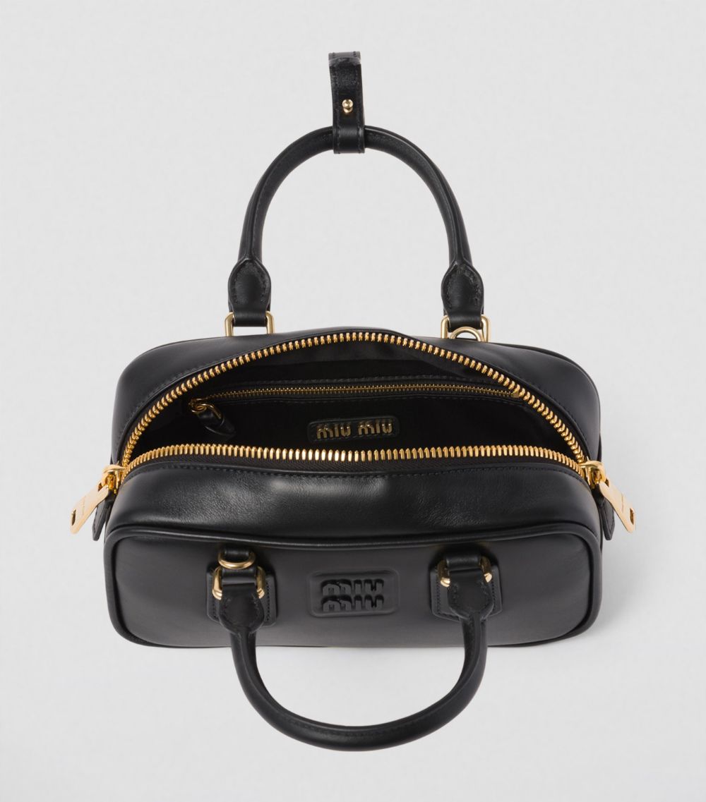 Miu Miu Miu Miu Mini Nappa Leather Arcadie Top-Handle Bag