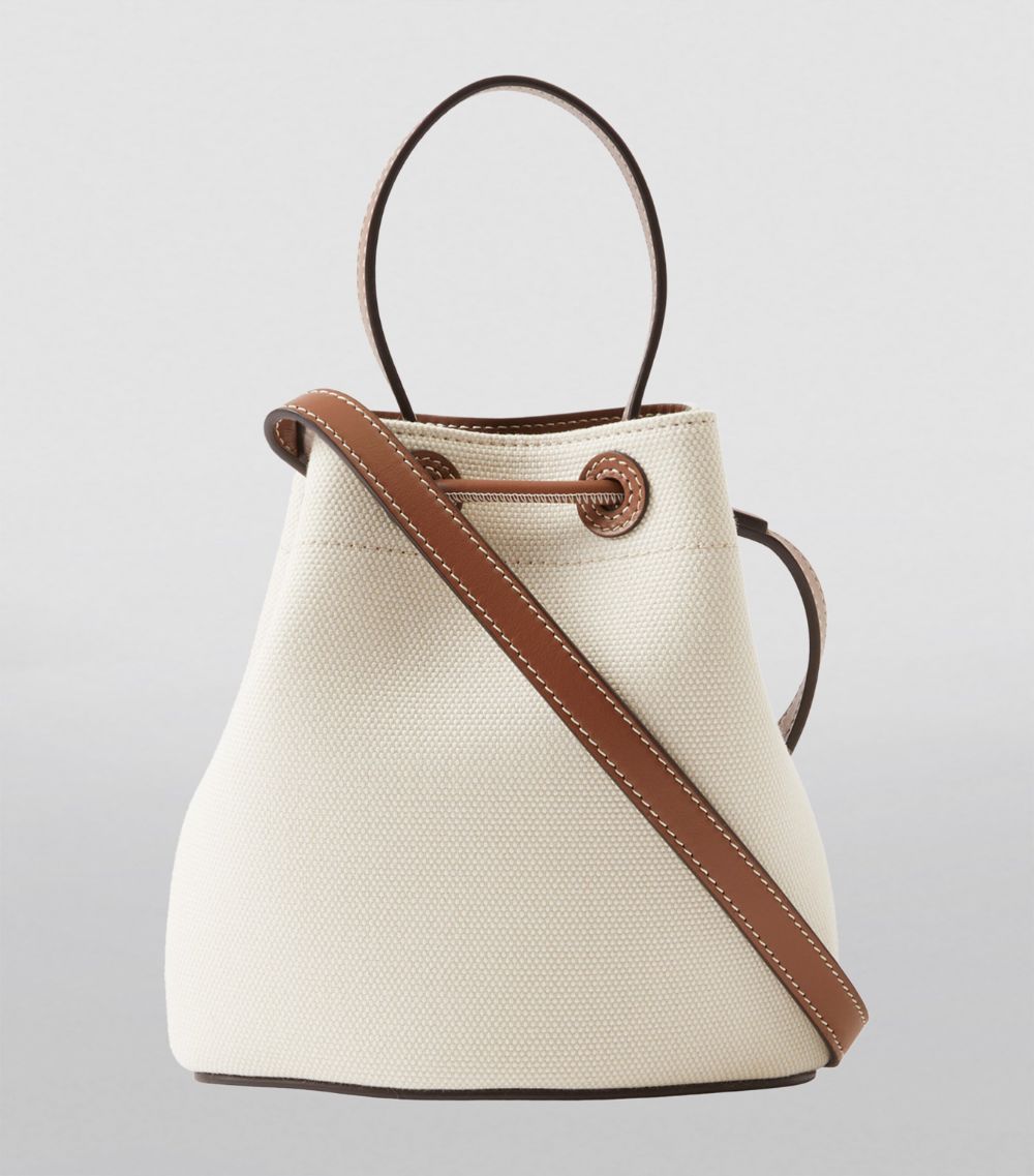 Burberry Burberry Mini Canvas TB Bucket Bag