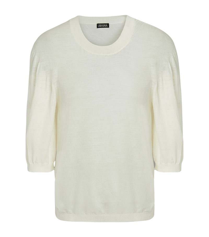 zegna Zegna Wool Oversized T-Shirt (Pack Of 2)