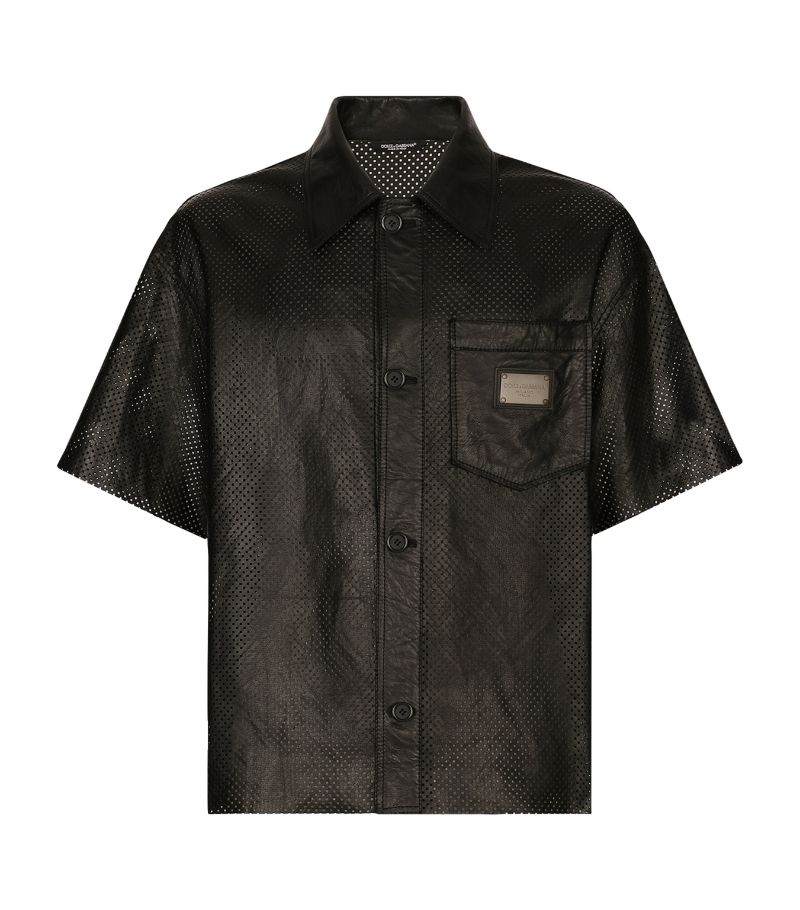 Dolce & Gabbana Dolce & Gabbana Lambskin Shirt