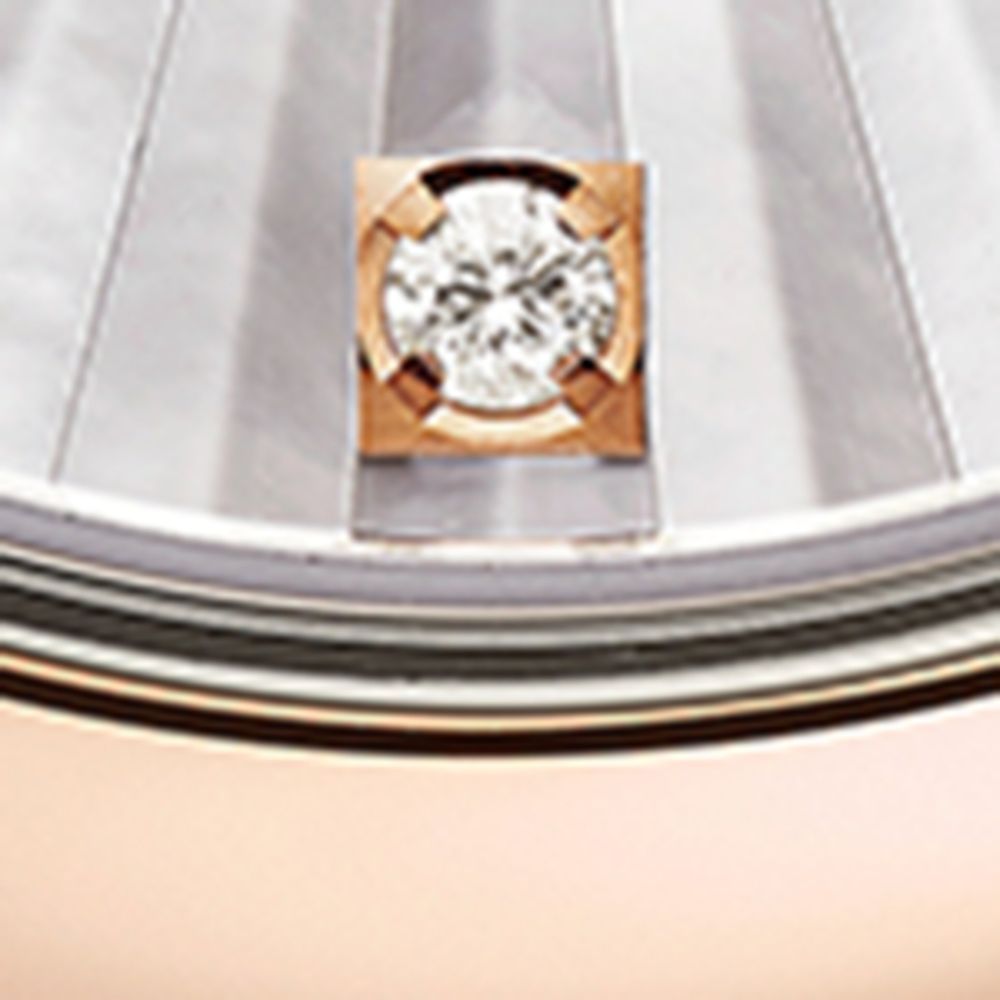 Bvlgari Bvlgari Rose Gold, Stainless Steel And Diamond Lvcea Watch 33Mm