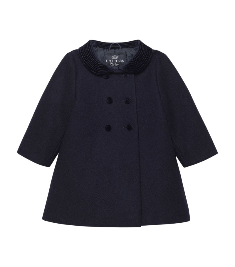 Trotters Trotters Wool Double-Breasted Classic Coat (6-24 Months)