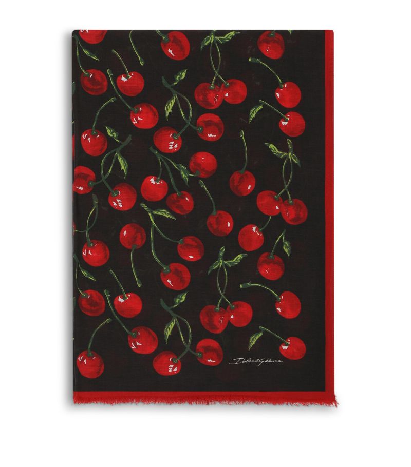 Dolce & Gabbana Dolce & Gabbana Cherry Print Scarf