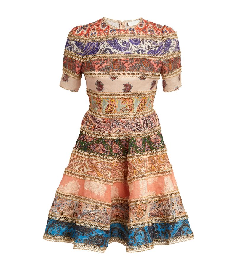 Zimmermann ZIMMERMANN Devi Spliced Mini Dress