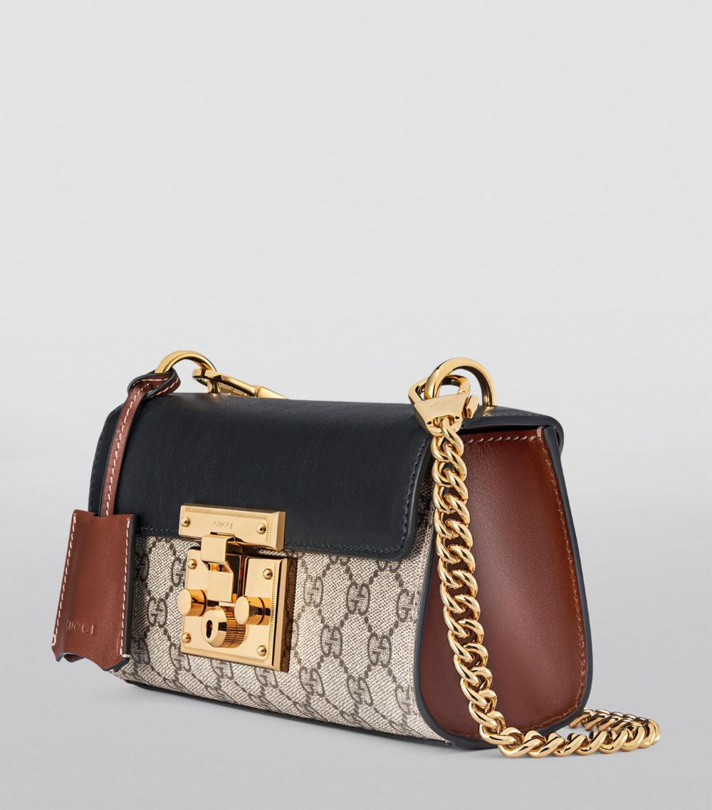 Gucci Gucci Mini Gg Supreme Padlock Shoulder Bag