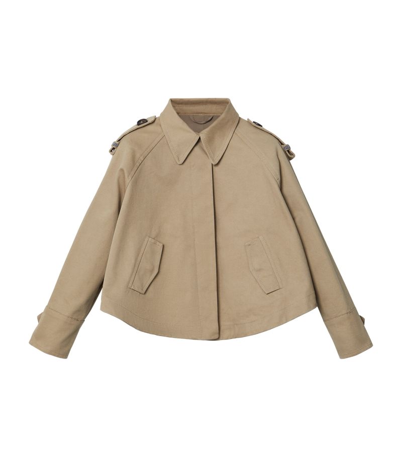 Brunello Cucinelli Kids Brunello Cucinelli Kids Cotton Trench Jacket (4-12 Years)