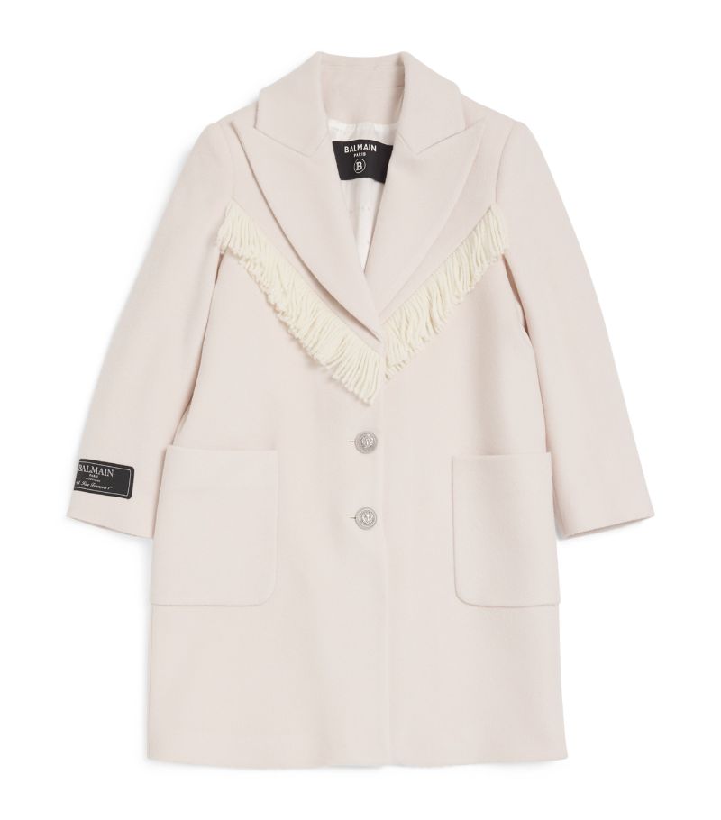 Balmain Balmain Kids Wool-Cashmere Coat (8-14 Years)