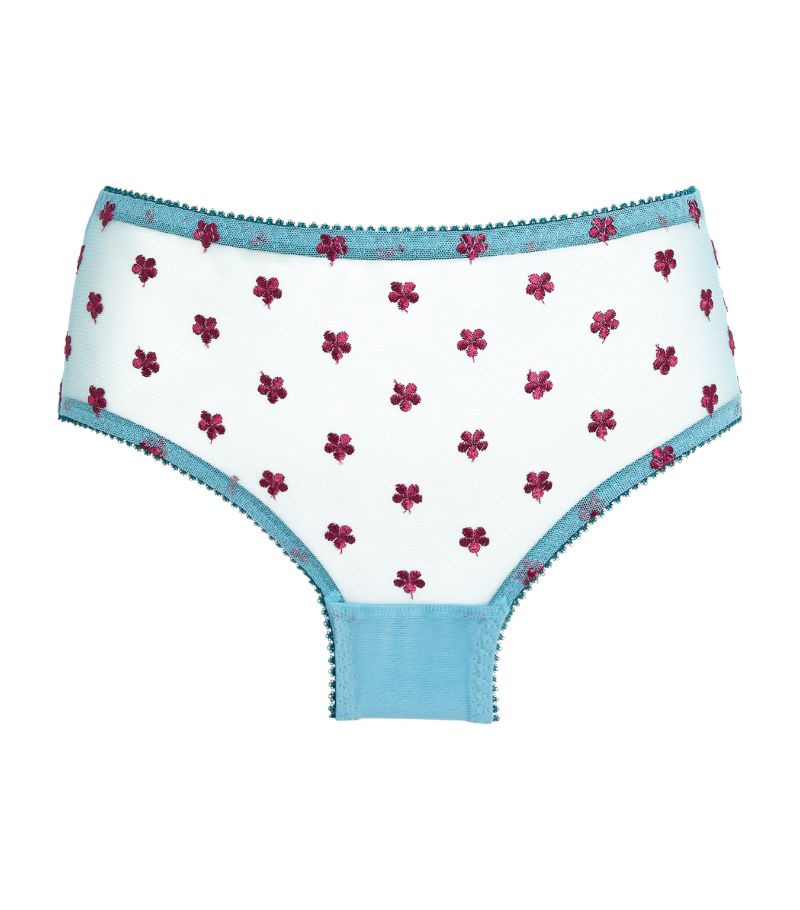 Dora Larsen Dora Larsen Embroidered Tulle Maudie Briefs