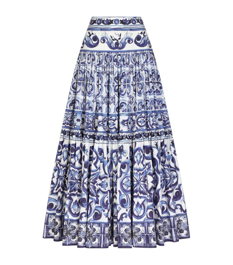 Dolce & Gabbana Dolce & Gabbana Majolica Midi Skirt