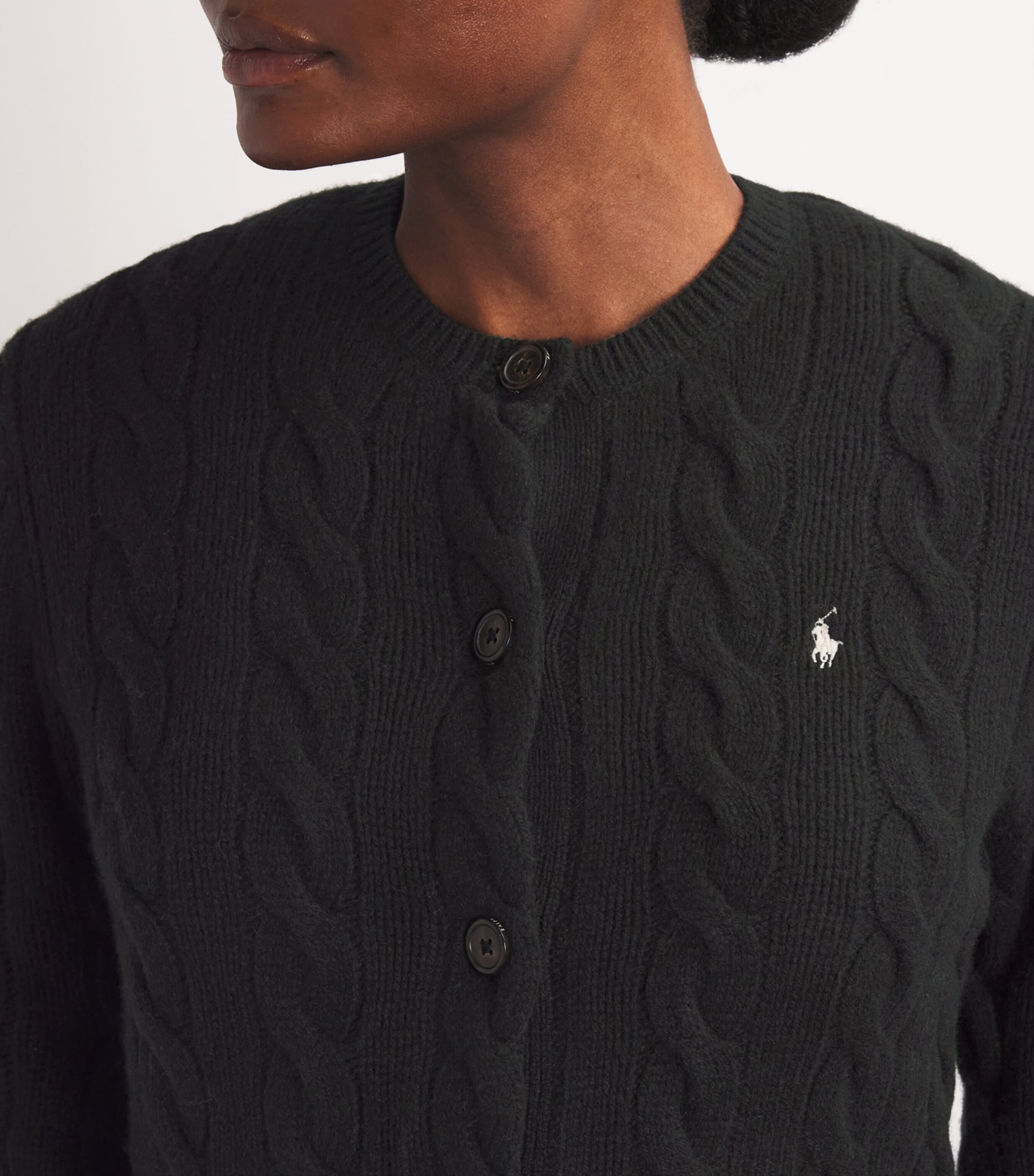 Polo Ralph Lauren Polo Ralph Lauren Wool-Cashmere Cable-Knit Cardigan