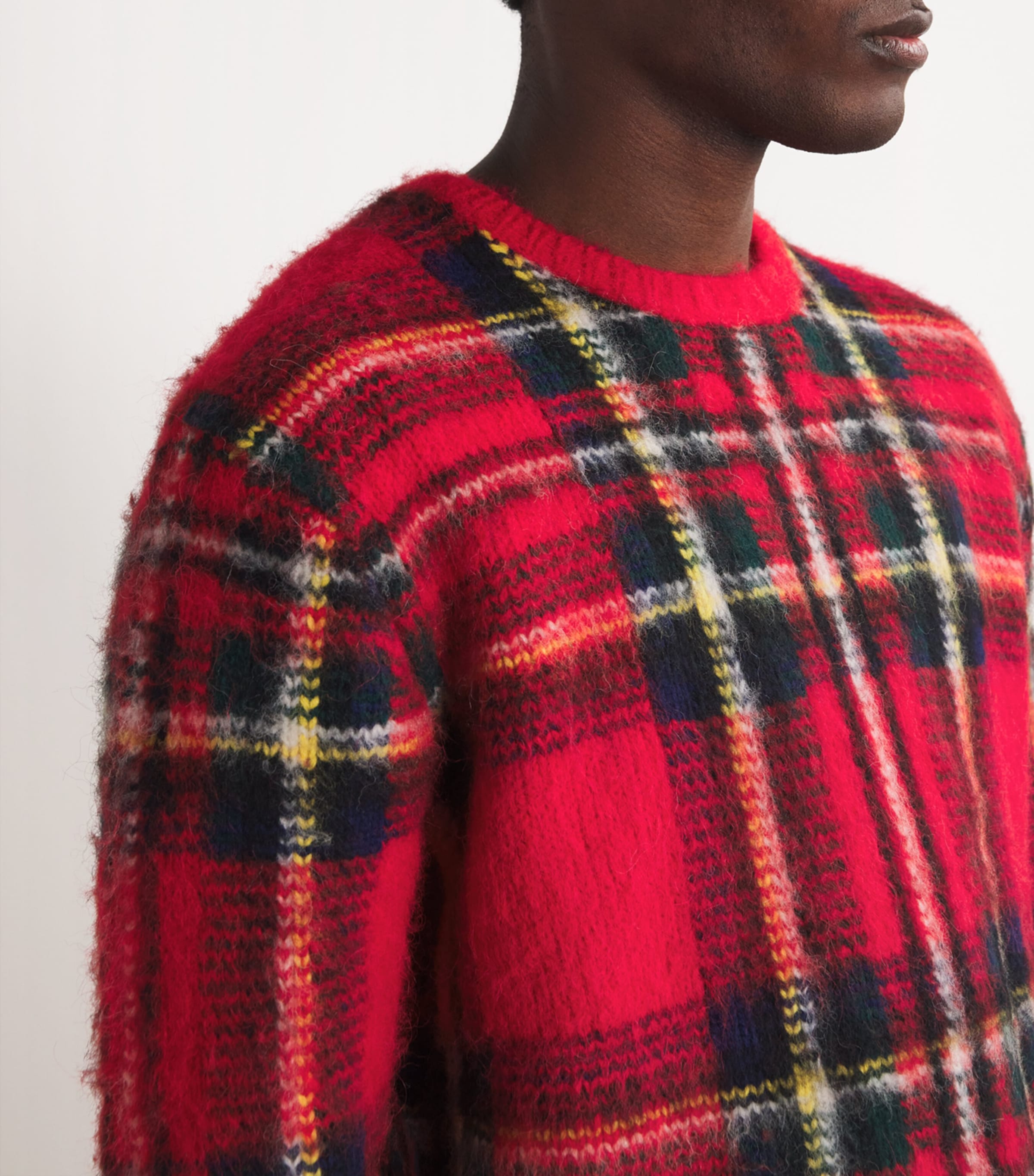 Polo Ralph Lauren Polo Ralph Lauren Rws Wool-Alpaca-Blend Tartan Sweater