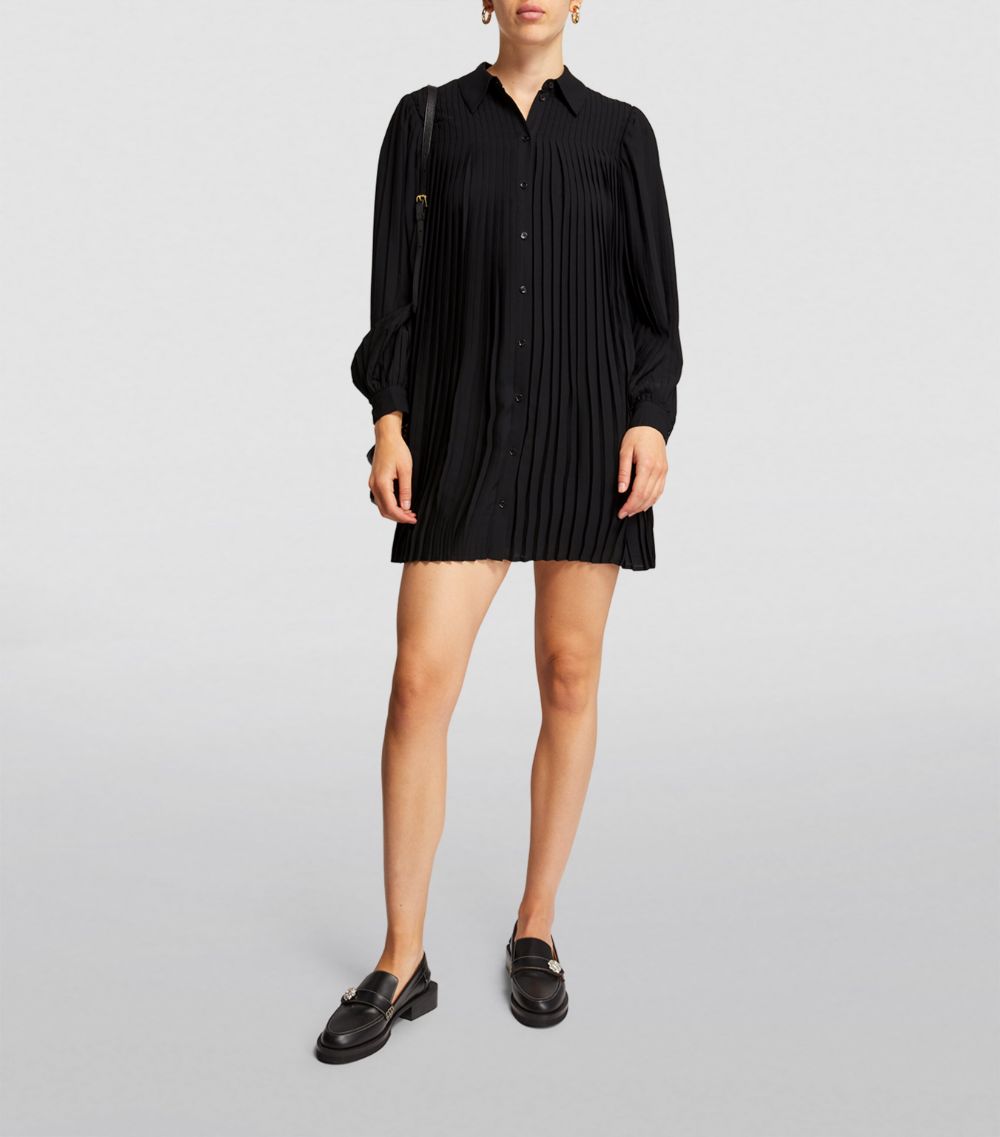  Claudie Pierlot Pleated Mini Dress