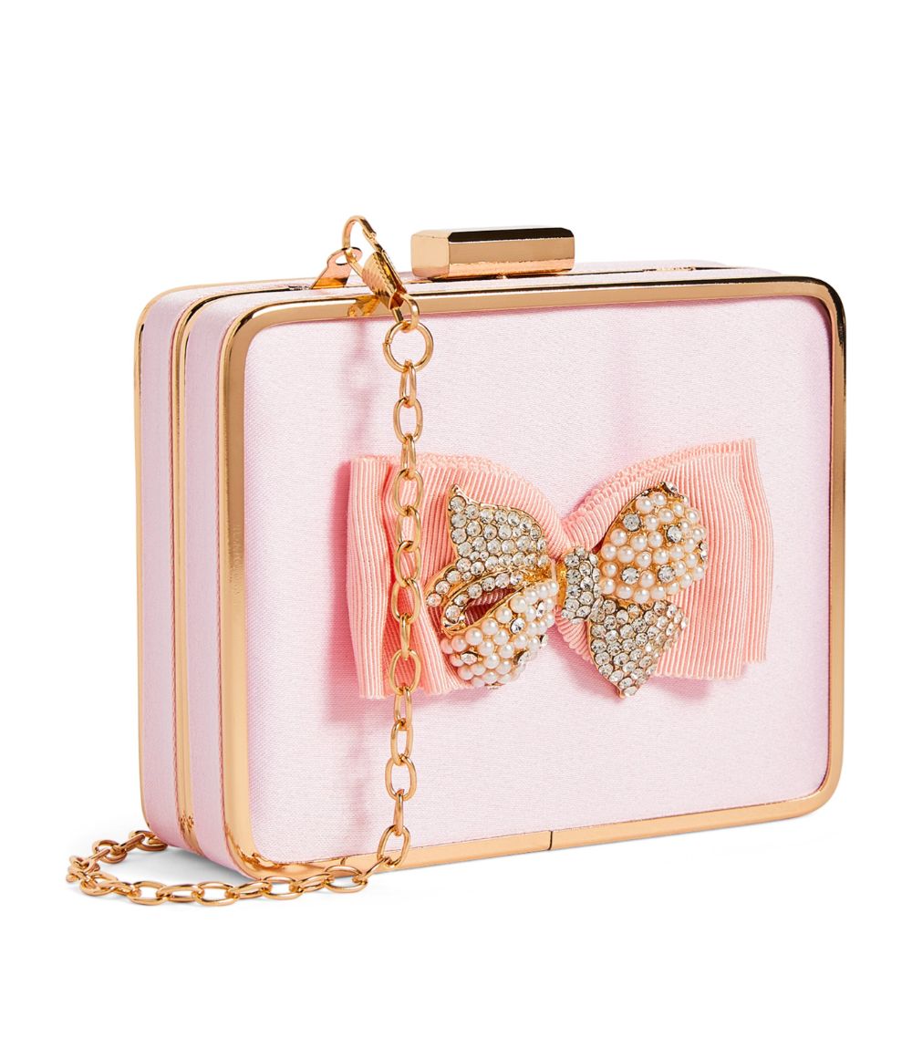 David Charles David Charles Small Satin Embellished Clutch Bag