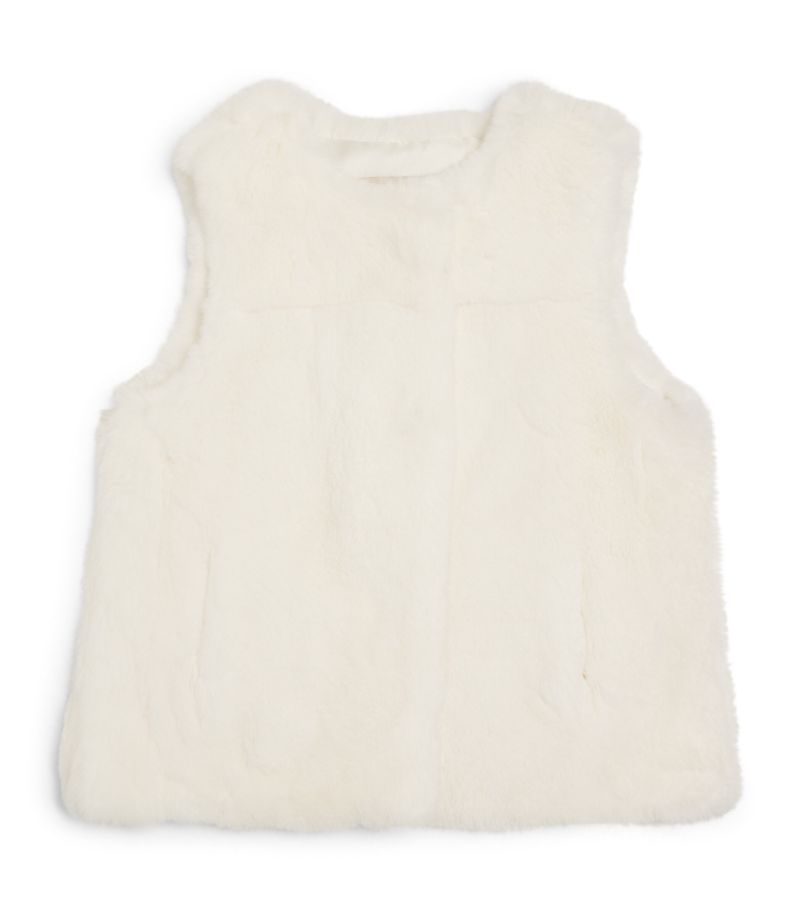 Yves Salomon Enfant Yves Salomon Enfant Rabbit Fur Gilet (4-14 Years)