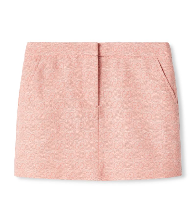 Gucci Gucci Kids Wool Flannel Gg Skirt (4-12 Years)