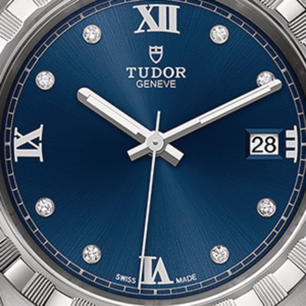 Tudor Tudor Royal Stainless Steel And Diamond Watch 38Mm