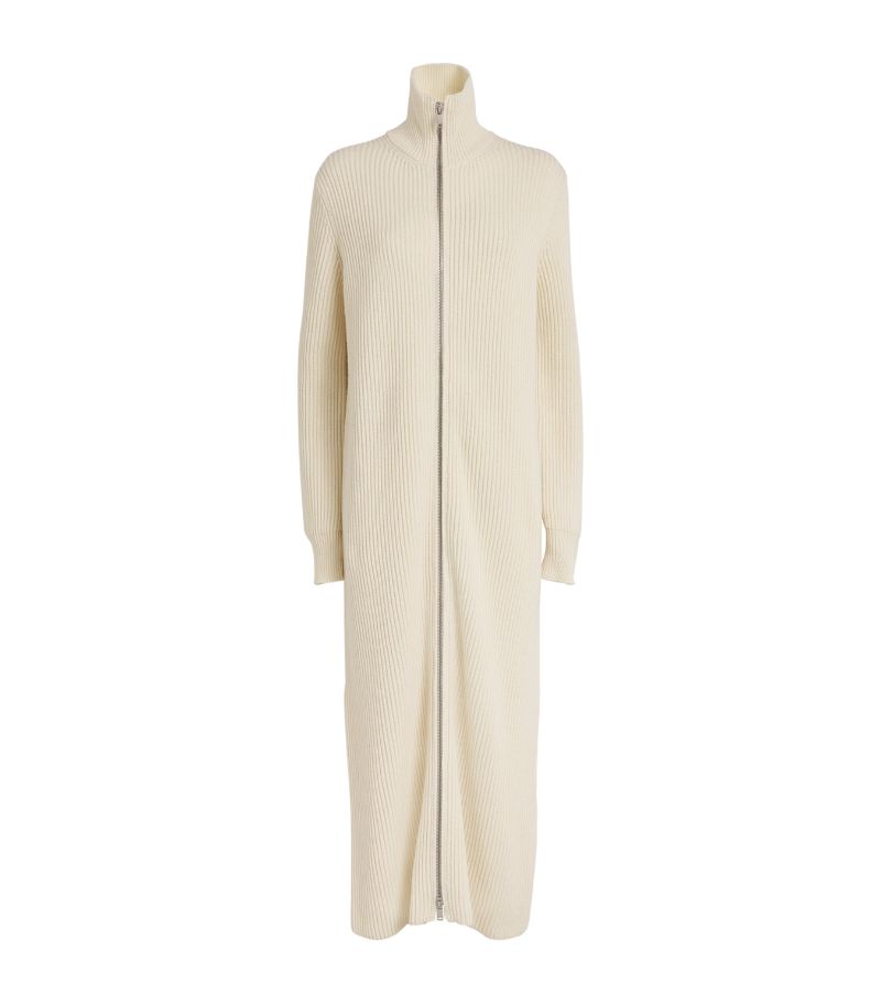 Jil Sander Jil Sander Wool Zip-Up Cardigan