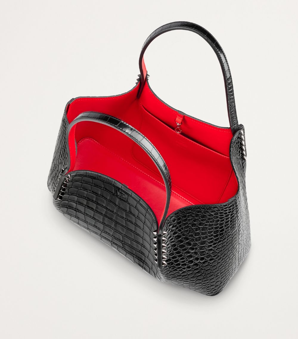 Christian Louboutin Christian Louboutin Cabarock Small Croc-Effect Tote Bag