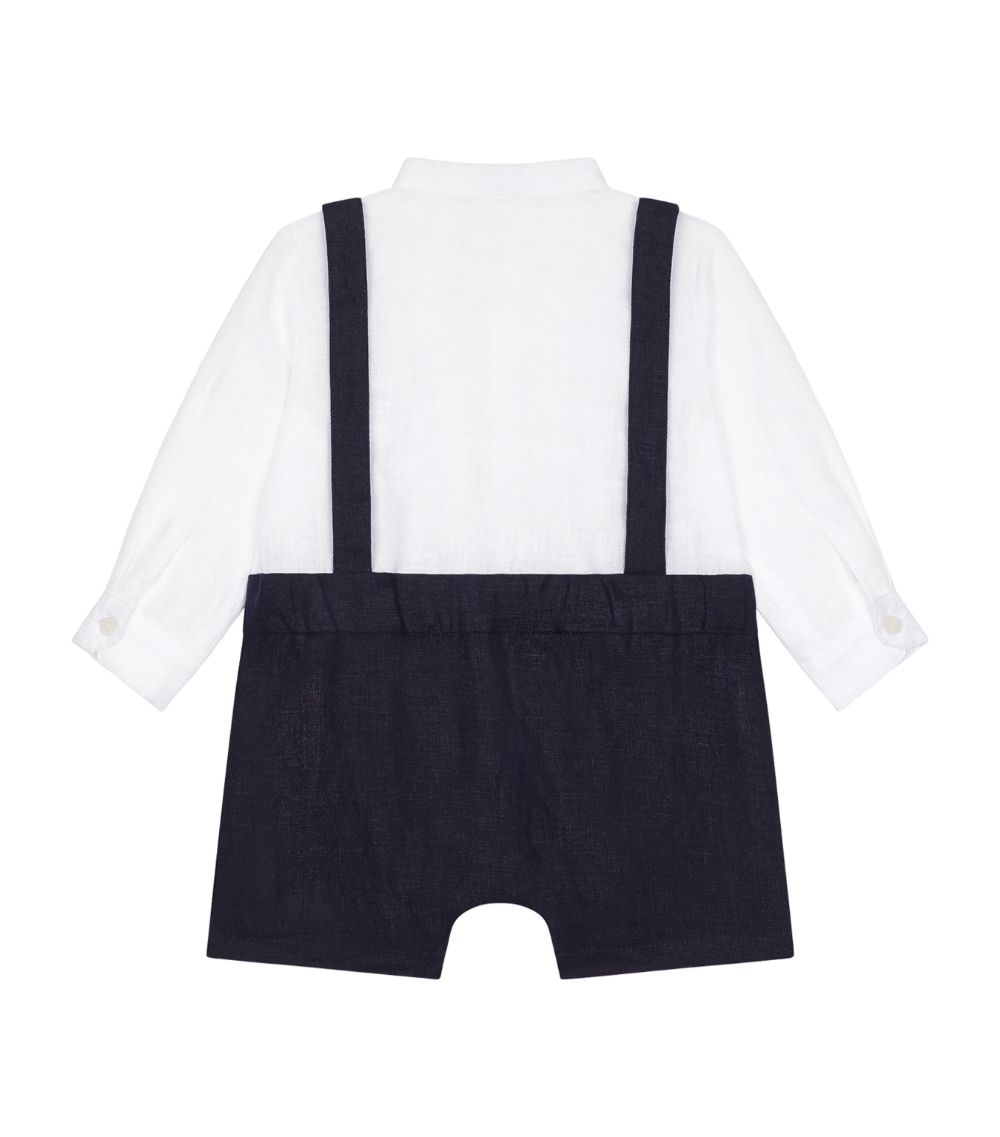 Dolce & Gabbana Dolce & Gabbana Kids Linen Overalls (0-24 Months)