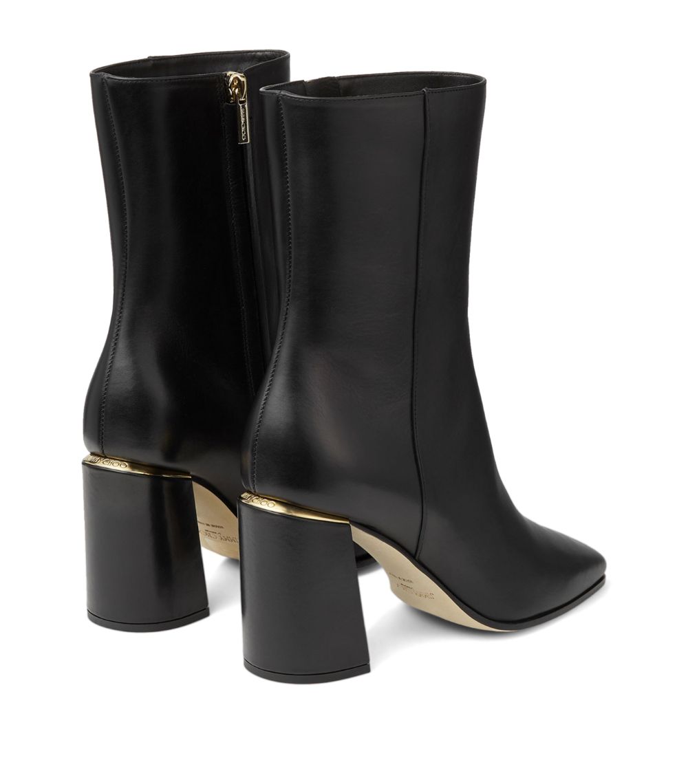 Jimmy Choo Jimmy Choo Loren 85 Leather Ankle Boots